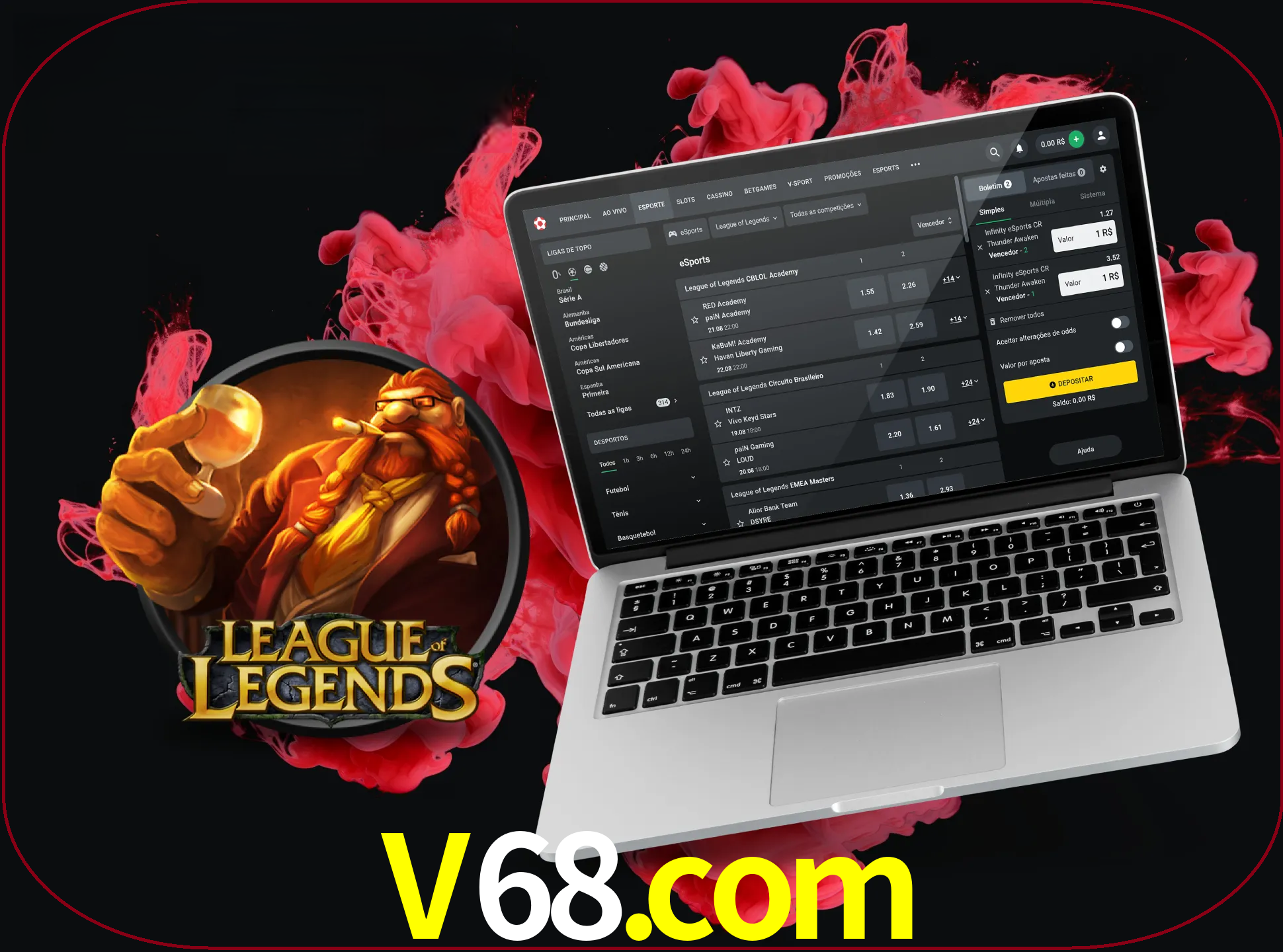 Se é um fã deste jogo, muitos torneios fantásticos que o vão surpreender estão disponíveis no v68.